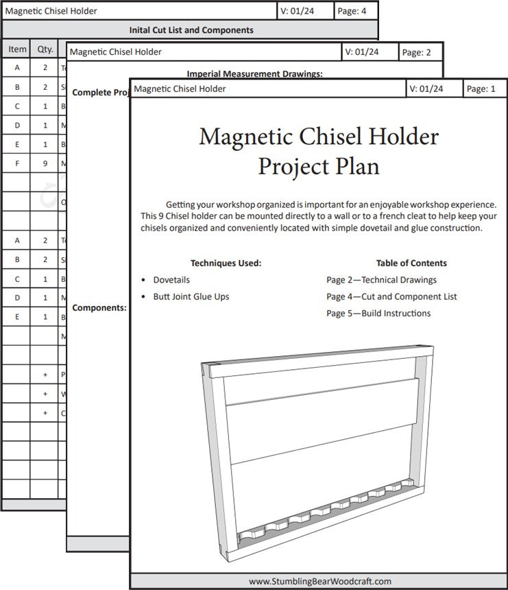 Magnetic Chisel Rack