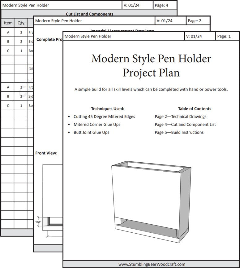Modern Style Pen Holder